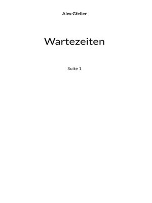 cover image of Wartezeiten
